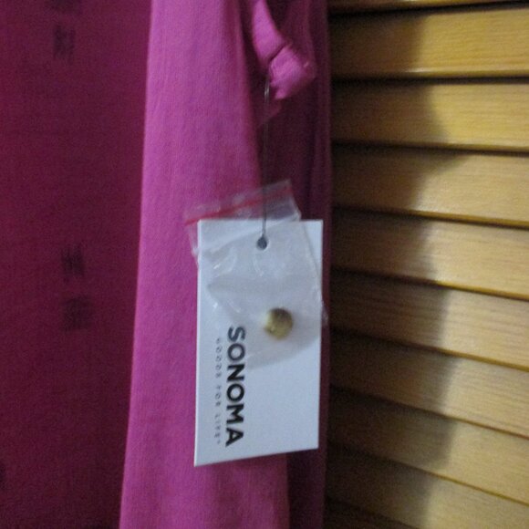Sonoma top NEW sleeveless raspberry color, blousy, lightweight size XXL - Picture 5 of 7